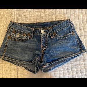 True Religion denim shorts